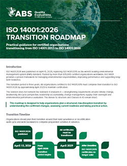 ISO 14001:2026 Roadmap ISO 14001:2026 Roadmap